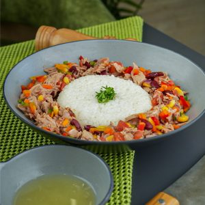 تونا بول مع رز